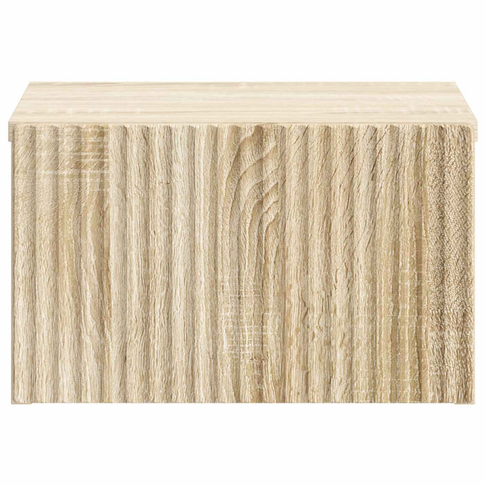 Dulap de noapte suspendat 2 pcs Stejar Sonoma 33 x 34,5 x 20 cm - WALTI WALTI
