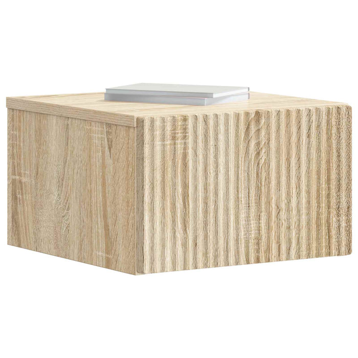 Dulap de noapte suspendat 2 pcs Stejar Sonoma 33 x 34,5 x 20 cm - WALTI WALTI