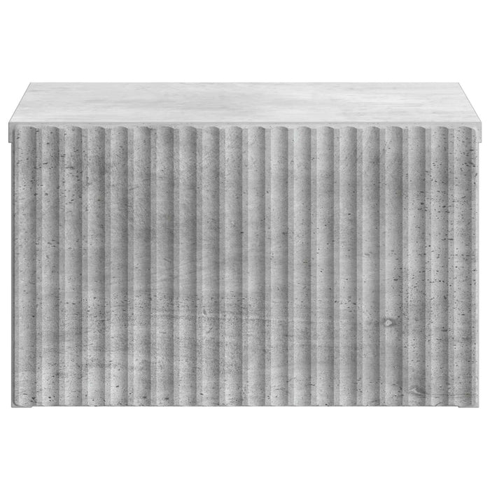 Dulap de noapte suspendat cu sertar Gri Beton 33 x 34,5 x 20 cm - WALTI WALTI