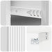 Dulap de noapte suspendat cu sertar 2 pcs Alb foarte lucios - WALTI WALTI