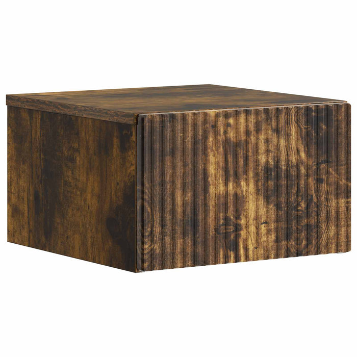 Dulap de noapte suspendat Stejar fumuriu 33 x 34,5 x 20 cm - WALTI WALTI
