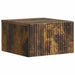 Dulap de noapte suspendat Stejar fumuriu 33 x 34,5 x 20 cm - WALTI WALTI