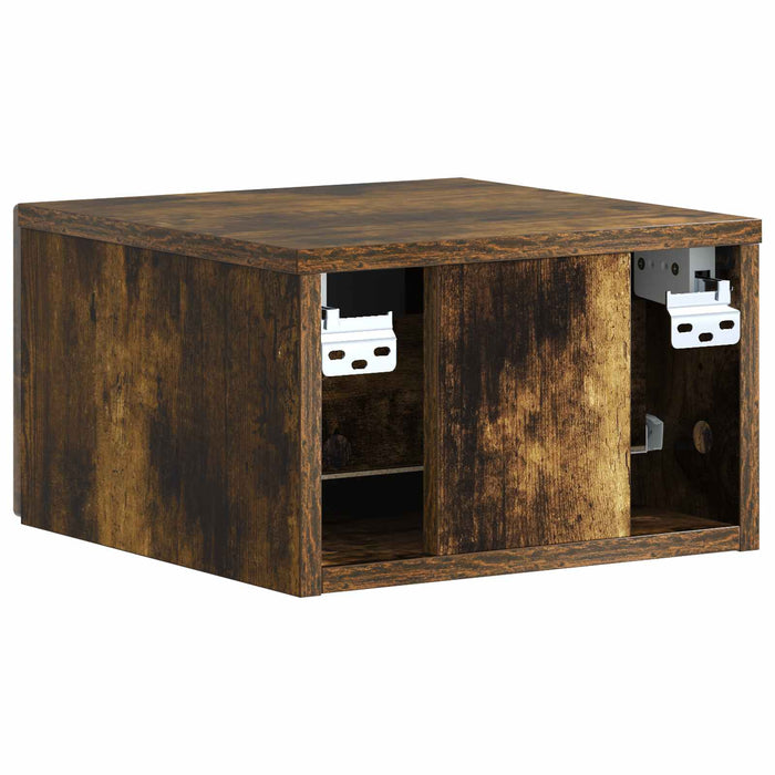 Dulap de noapte suspendat Stejar fumuriu 33 x 34,5 x 20 cm - WALTI WALTI