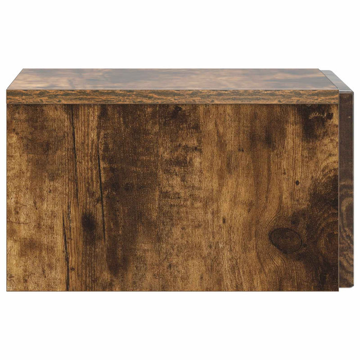 Dulap de noapte suspendat Stejar fumuriu 33 x 34,5 x 20 cm - WALTI WALTI