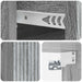 Dulap de noapte suspendat 2 pcs Sonoma gri 33 x 34,5 x 20 cm - WALTI WALTI