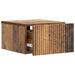 Dulap de noapte suspendat Lemn vechi 33 x 34,5 x 20 cm - WALTI WALTI