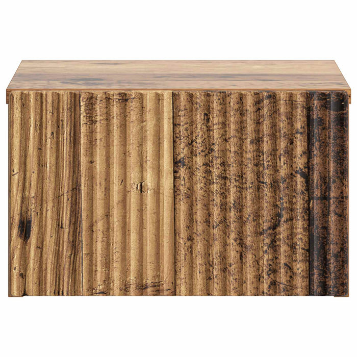 Dulap de noapte suspendat Lemn vechi 33 x 34,5 x 20 cm - WALTI WALTI