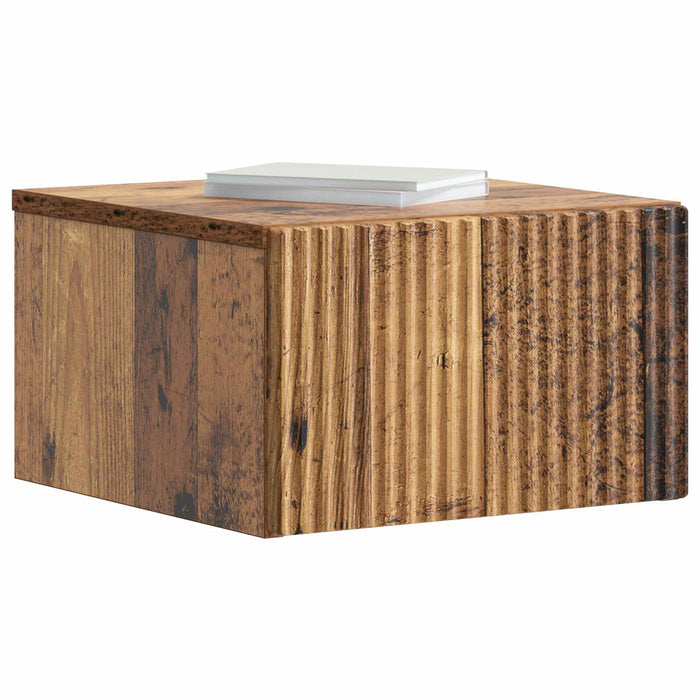 Dulap de noapte suspendat Lemn vechi 33 x 34,5 x 20 cm - WALTI WALTI