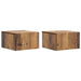 Dulap de noapte suspendat 2 pcs Lemn vechi 33 x 34,5 x 20 cm - WALTI WALTI