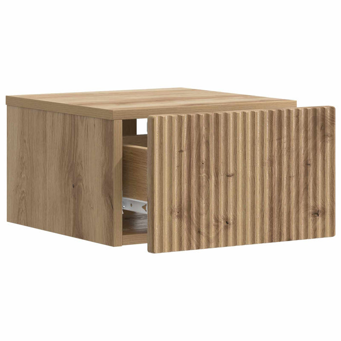 Dulap de noapte suspendat Stejar Artizanal 33 x 34,5 x 20 cm - WALTI WALTI