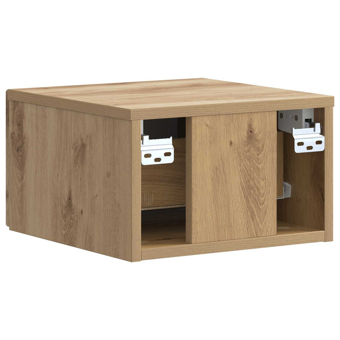 Dulap de noapte suspendat Stejar Artizanal 33 x 34,5 x 20 cm - WALTI WALTI