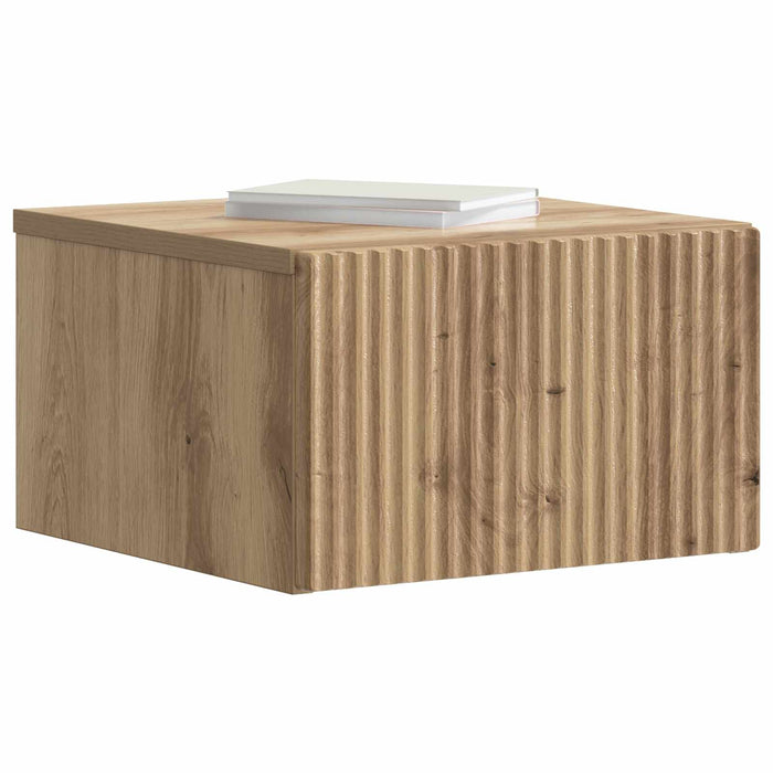 Dulap de noapte suspendat Stejar Artizanal 33 x 34,5 x 20 cm - WALTI WALTI