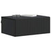 Dulap de noapte suspendat 2 pcs Negru 49 x 34,5 x 20 cm - WALTI WALTI