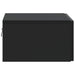 Dulap de noapte suspendat 2 pcs Negru 49 x 34,5 x 20 cm - WALTI WALTI