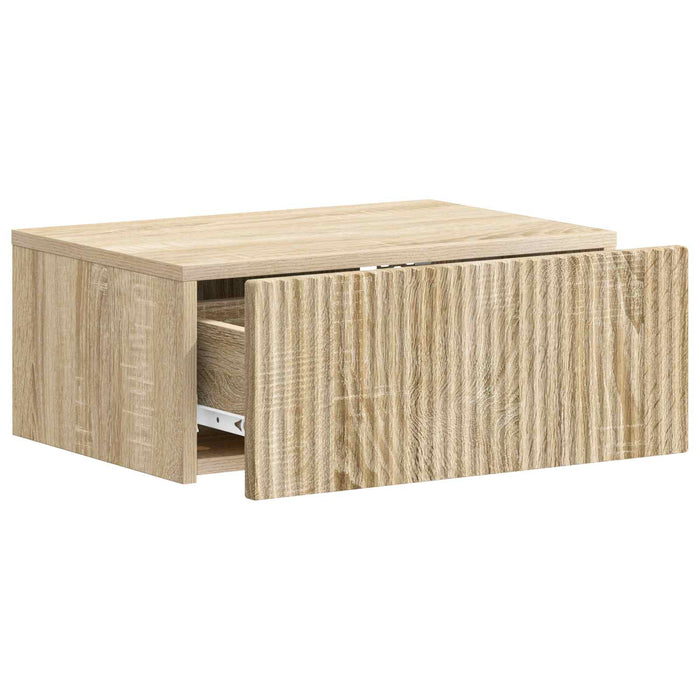 Dulap de noapte suspendat Stejar Sonoma 49 x 34,5 x 20 cm - WALTI WALTI