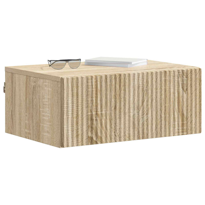 Dulap de noapte suspendat Stejar Sonoma 49 x 34,5 x 20 cm - WALTI WALTI