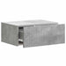 Dulap de noapte suspendat 2 pcs Gri Beton 49 x 34,5 x 20 cm - WALTI WALTI