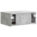 Dulap de noapte suspendat 2 pcs Gri Beton 49 x 34,5 x 20 cm - WALTI WALTI