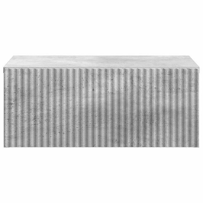 Dulap de noapte suspendat 2 pcs Gri Beton 49 x 34,5 x 20 cm - WALTI WALTI