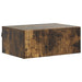 Dulap de noapte suspendat Stejar fumuriu 49 x 34,5 x 20 cm - WALTI WALTI