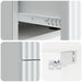 Dulap de noapte suspendat Alb 33 x 34,5 x 40 cm Lemn prelucrat - WALTI WALTI