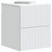 Dulap de noapte suspendat Alb 33 x 34,5 x 40 cm Lemn prelucrat - WALTI WALTI
