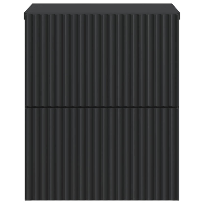 Dulap de noapte suspendat cu sertar Negru 33 x 34,5 x 40 cm - WALTI WALTI