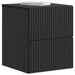 Dulap de noapte suspendat cu sertar Negru 33 x 34,5 x 40 cm - WALTI WALTI