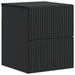Dulap de noapte suspendat 2 pcs Negru 33 x 34,5 x 40 cm - WALTI WALTI