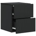 Dulap de noapte suspendat 2 pcs Negru 33 x 34,5 x 40 cm - WALTI WALTI