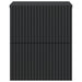 Dulap de noapte suspendat 2 pcs Negru 33 x 34,5 x 40 cm - WALTI WALTI