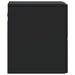 Dulap de noapte suspendat 2 pcs Negru 33 x 34,5 x 40 cm - WALTI WALTI