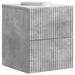 Dulap de noapte suspendat cu sertar Gri Beton 33 x 34,5 x 40 cm - WALTI WALTI