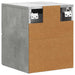Dulap de noapte suspendat 2 pcs Gri Beton 33 x 34,5 x 40 cm - WALTI WALTI