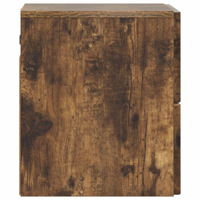 Dulap de noapte suspendat Stejar fumuriu 33 x 34,5 x 40 cm - WALTI WALTI