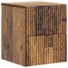 Dulap de noapte suspendat Lemn vechi 33 x 34,5 x 40 cm - WALTI WALTI