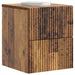Dulap de noapte suspendat Lemn vechi 33 x 34,5 x 40 cm - WALTI WALTI
