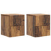 Dulap de noapte suspendat 2 pcs Lemn vechi 33 x 34,5 x 40 cm - WALTI WALTI