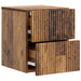 Dulap de noapte suspendat 2 pcs Lemn vechi 33 x 34,5 x 40 cm - WALTI WALTI