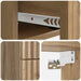 Dulap de noapte suspendat Stejar Artizanal 33 x 34,5 x 40 cm - WALTI WALTI