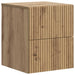 Dulap de noapte suspendat Stejar Artizanal 33 x 34,5 x 40 cm - WALTI WALTI