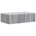 Masă laterală montată pe perete Sonoma gri 59 x 34,5 x 17 cm - WALTI WALTI