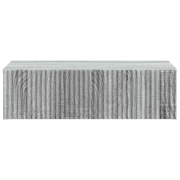 Masă laterală montată pe perete Sonoma gri 59 x 34,5 x 17 cm - WALTI WALTI