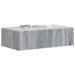 Masă laterală montată pe perete Sonoma gri 59 x 34,5 x 17 cm - WALTI WALTI