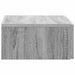 Masă laterală montată pe perete Sonoma gri 59 x 34,5 x 17 cm - WALTI WALTI