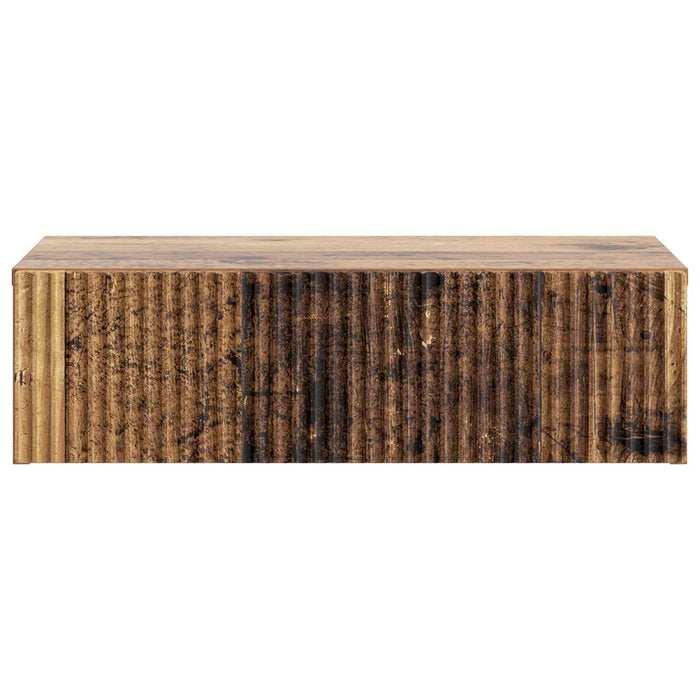Masă laterală montată pe perete Lemn vechi 59 x 34,5 x 17 cm - WALTI WALTI