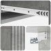 Masă laterală montată pe perete Gri Beton 87,5 x 34,5 x 17 cm - WALTI WALTI