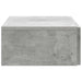Masă laterală montată pe perete Gri Beton 87,5 x 34,5 x 17 cm - WALTI WALTI