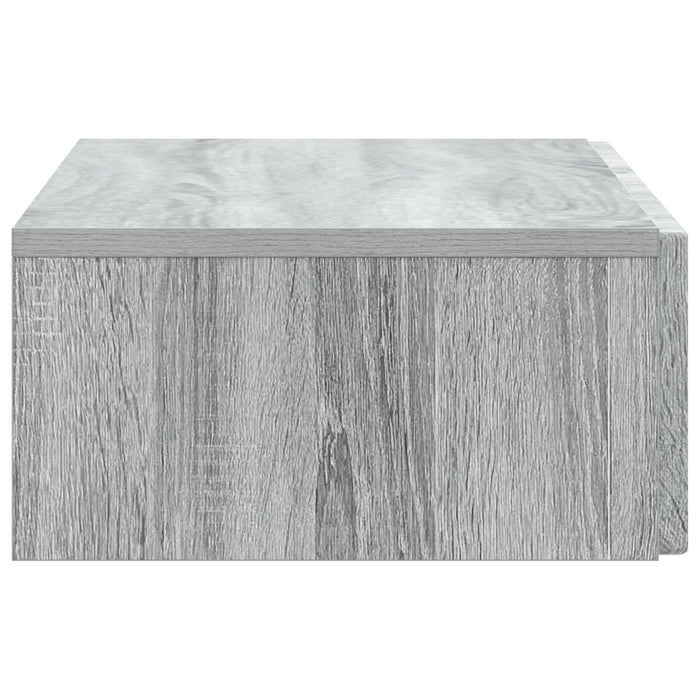 Masă laterală montată pe perete Sonoma gri 87,5 x 34,5 x 17 cm - WALTI WALTI