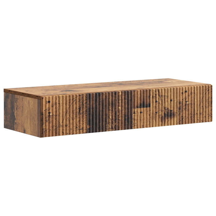Masă laterală montată pe perete Lemn vechi 87,5 x 34,5 x 17 cm - WALTI WALTI